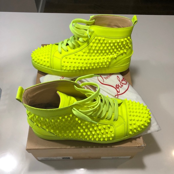 lime green louboutin